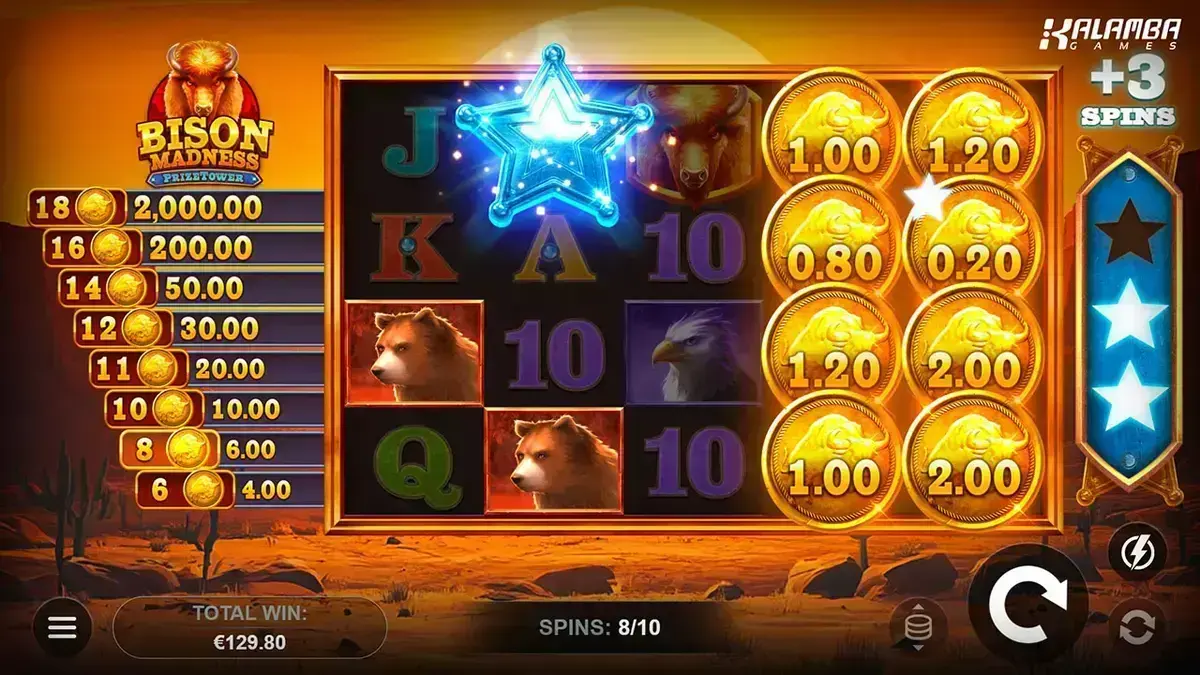 Bison Casino Zrzut ekranu 1